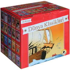 Dünya Klasikleri 40 Lı Set Kırmızı Karatay