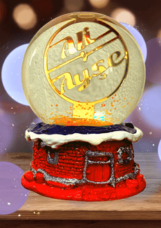 Kişiye Özel Kar Küresi Noel Kışı
