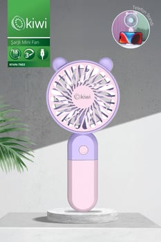 Kiwi Mini El Fanı Şarjlı Kfan-7603