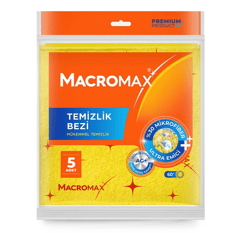 Macromax Mikrofiber Temizlik Bezi 5 Li (Açık) 2025146