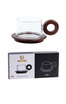 Miter 12 Parça Akasya Nescafe Seti Mt-85