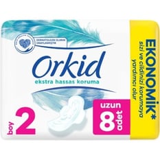 Orkid Hassas Koruma Tekli Uzun 8li