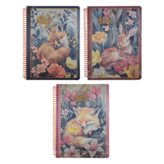 Orman Desenli Kareli Defter