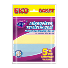 Parex Mikrofiber Temizlik Bezi 5 Li