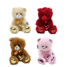 Peluş 30 Cm Parlak Kalpli Ayı Pl62500