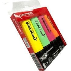 Penmark Pastel Fosforlu Kalem Seti 4'lü Yumuşak Renk tonları - HS-505-4P