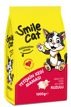 Smile Cat Yetişkin Kedi Kuzulu 1 Kg Mama