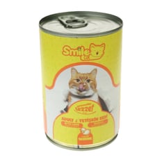 Smile Kedi Mama Kısır Kedi Konserve 400gr Kuzulu
