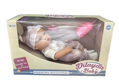 Tam Kauçuk 26 Cm Emzik Ve Biberonlu Oyuncak Bebek Sh59822
