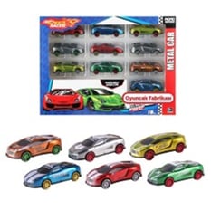 Toysan Speed Racer 10'lu Metal Araba