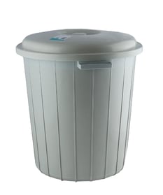 Tuffex Jumbo Gri Çöp Kovası 90lt Tp 453