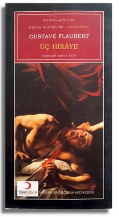 Üç Hikaye Gustave Flaubert Bordo Siyah