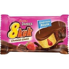 Ülker Dankek 8 Kek Çikolatalı Çilekli Kek 55 Gr