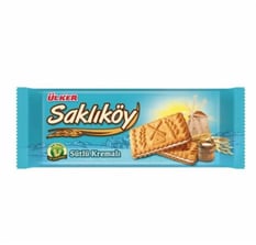 Ülker Saklıköy Sütlü Kremalı Bisküvi 100 Gr