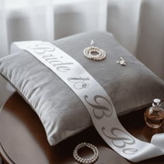 Gümüş Bride To Be Kuşak