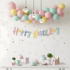 Makaron Balon Zinciri Set