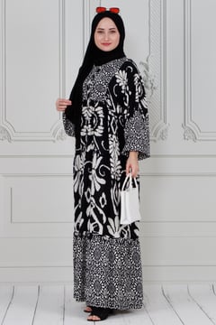 Authentic Hijab Dress-Black