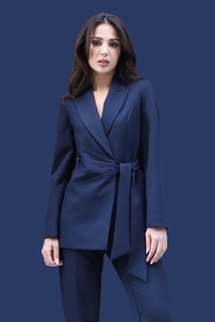 busıness woman- LACİVERT