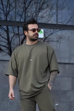 Haki Unisex Oversize T-shirt