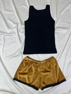 Ç5003 - KALIN ASKILI ŞORTLU TAKIM - SARI 