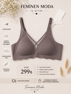 ç7899-lazer kesim fitilli sütyen-vizon 