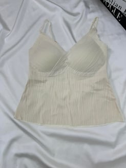 Ç355 - LAZER KESİM IP ASKILI BÜSTİYER - KREM 