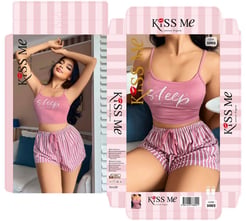 ç5002 - sleep şortlu takım - pembe 