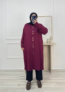 140333-ÇITÇITLI CEP DETAYLI HIRKA-BORDO