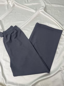 ç8790- tek burgu pijama altı - gri