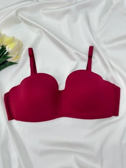 Ç2320 - DUZ RENK MIKRO LOTUS SUTYEN - BORDO 