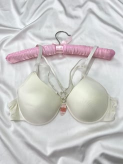 Ç1991- DOLGUSUZ ÖNÜ ÇAPRAZ DETAYLI SUTYEN - BEYAZ