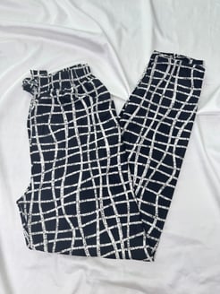 Ç2028 - süet kumaş pijama altı - siyah