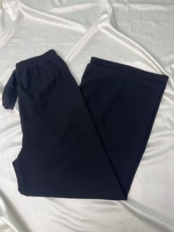 ç8790- tek burgu pijama altı - siyah