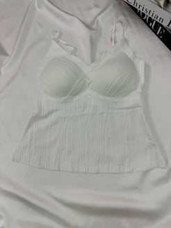 Ç355 - LAZER KESİM IP ASKILI BÜSTİYER - BEYAZ 