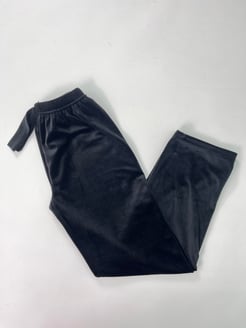 ç8911-O51-O55  fransiz lycra kadife eşofman altı siyah