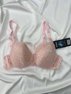 Ç9095 - DESTEKSIZ BIG SIZE DANTEL DETAYLI SUTYEN - PUDRA 