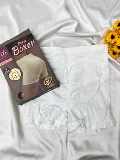 K07- DİKİŞSIZ KORSE BOXER - BEYAZ 