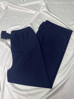 ç8790- tek burgu pijama altı - lacivert