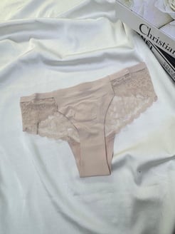 Ç2802 - DANTELLİ LAZER KESİM  BİKİNİ - PUDRA 