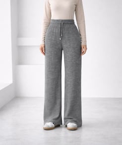 9050-triko pantolon-gri
