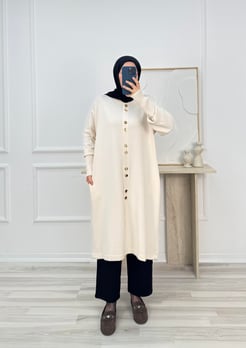 140333-ÇITÇITLI CEP DETAYLI HIRKA-KREM