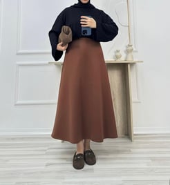 0822-beli lastikli sukuba etek-taba