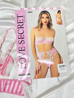 Ç5004 - DANTEL DETAYLI ÇİZGİLİ JARTİYER