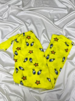 Ç472 -polar tweety pijama altı - sarı 