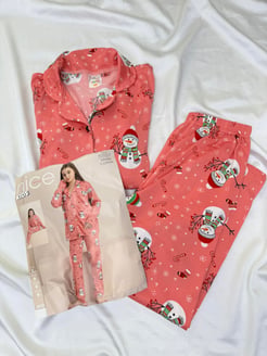 ç5537 - milan lizbon çoçuk pijama takımı - pudra 