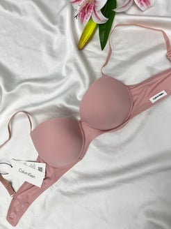 ç0798 - calvin klein destekli sütyen - pudra