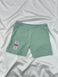 Ç5019 - KOTA  FİTİLLİ RİBANA ŞORT SU YEŞİL 