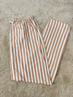 Ç565 - çizgili somon- pijama altı 