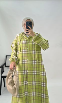 7442-oduncu kaşe kumaş kap-fıstık yeşili