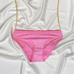 Ç0811z-5  tut byn elastan lale bikini pembe 